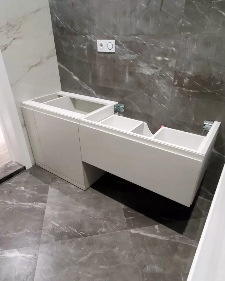 Мебель для ванной из МДФ, покрытая эмалью