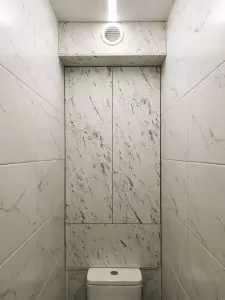 Туалет шкаф над инсталляцией