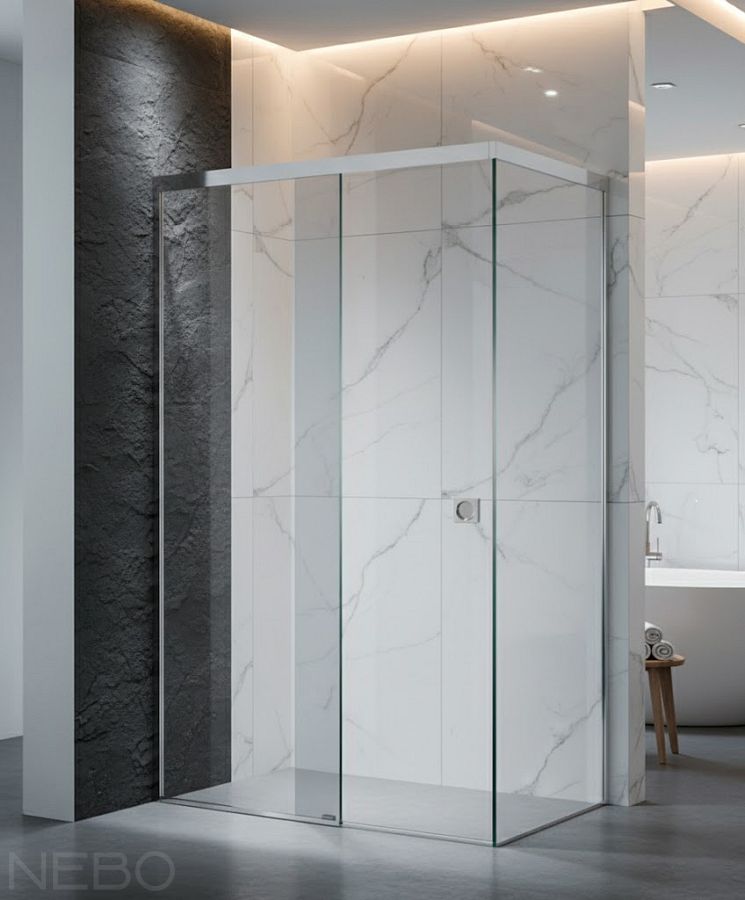 Раздвижная система «Заубер 90°» для душевой