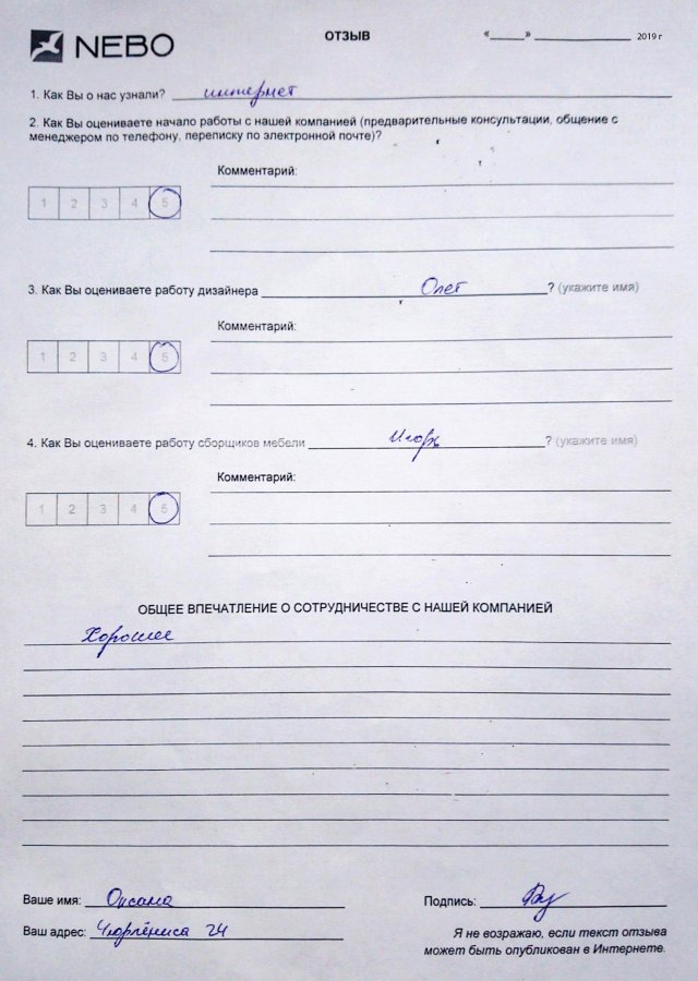 Отзыв: Оксана, Минск, Чюрлениса, 24