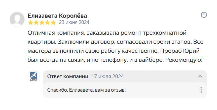 Отзыв: Елизавета, Минск, ул. Макаёнка