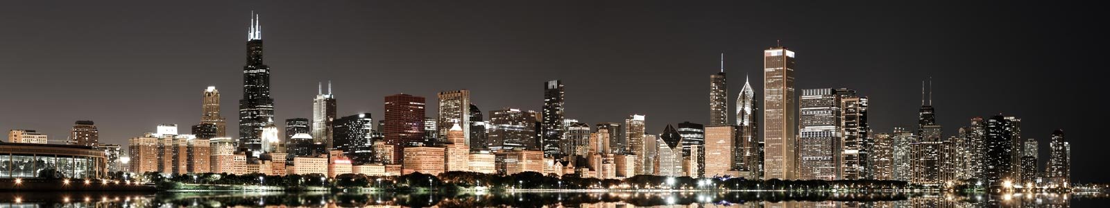 №1422 - Ночной Чикаго, огни города