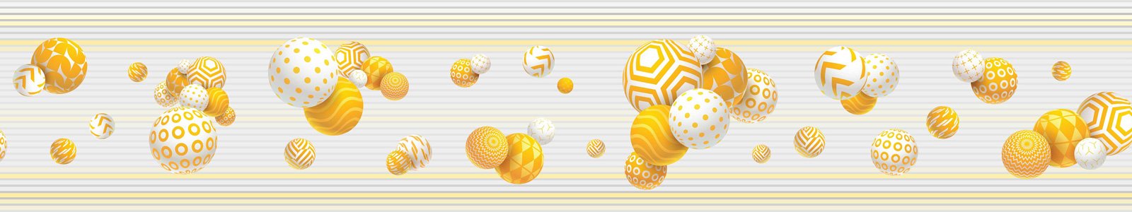 №6777 - 3D сферы с геометрическими узорами
