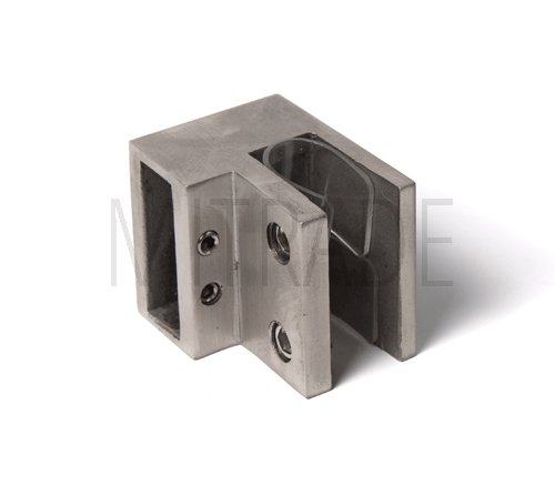 MT-820 sn - Крепление стекла к душевой штанге 30x10, сатин