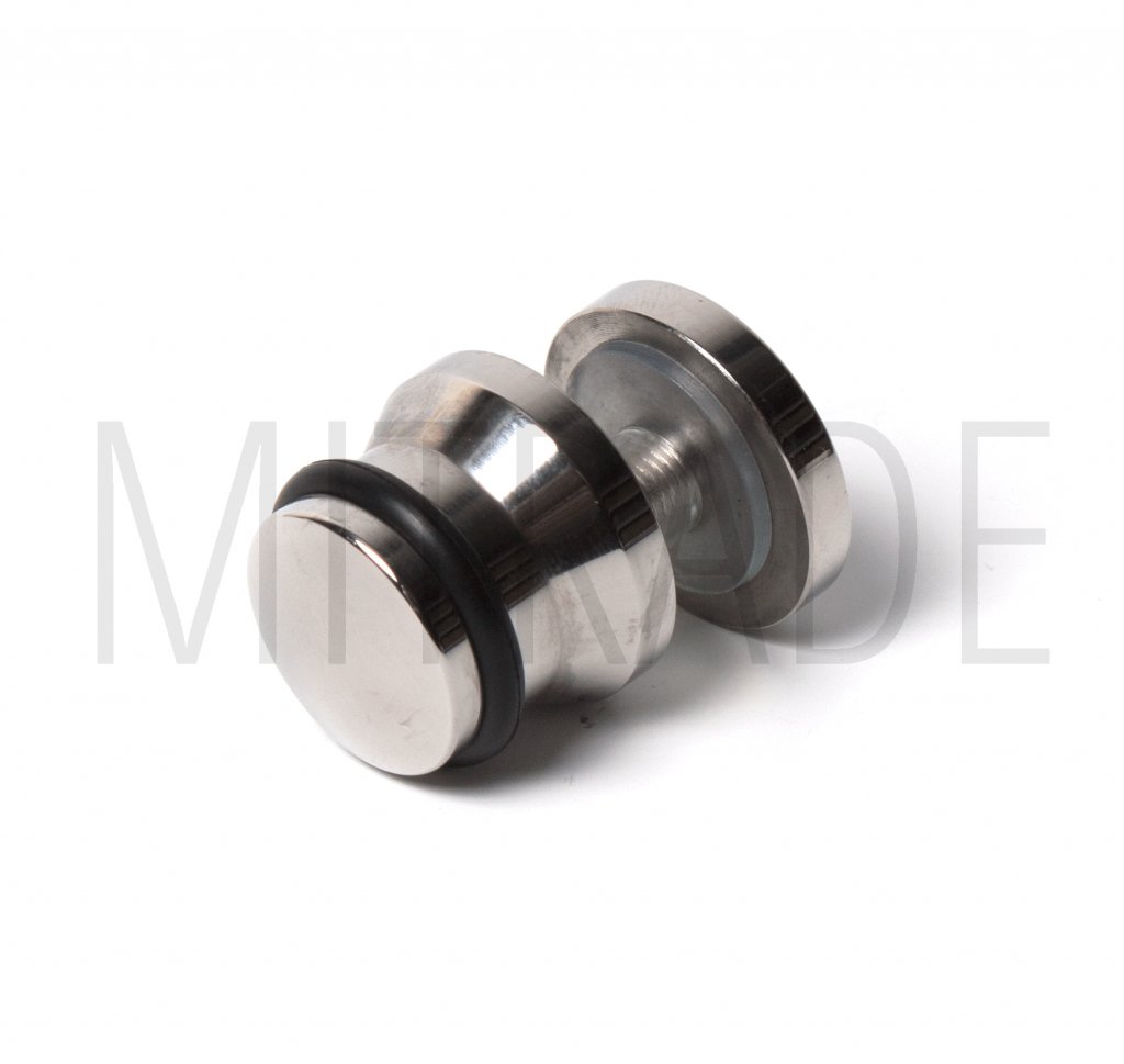 MT-078-3 cp - Фиксатор стекла к душевой штанге 30x10, хром