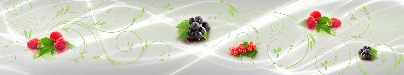 №7261 - Ягоды на абстрактном фоне