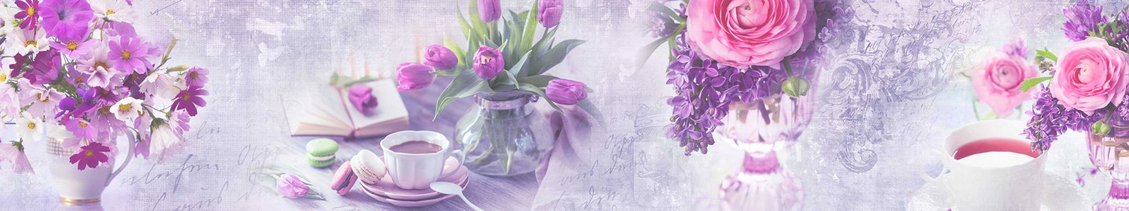 №7784 - Винтажный фон в сиреневом оттенке