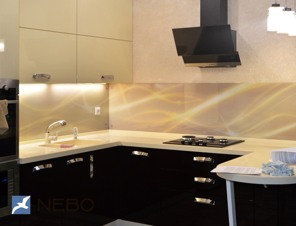 Скинали из стекла арт.37478 для кухни от NEBO в Москве