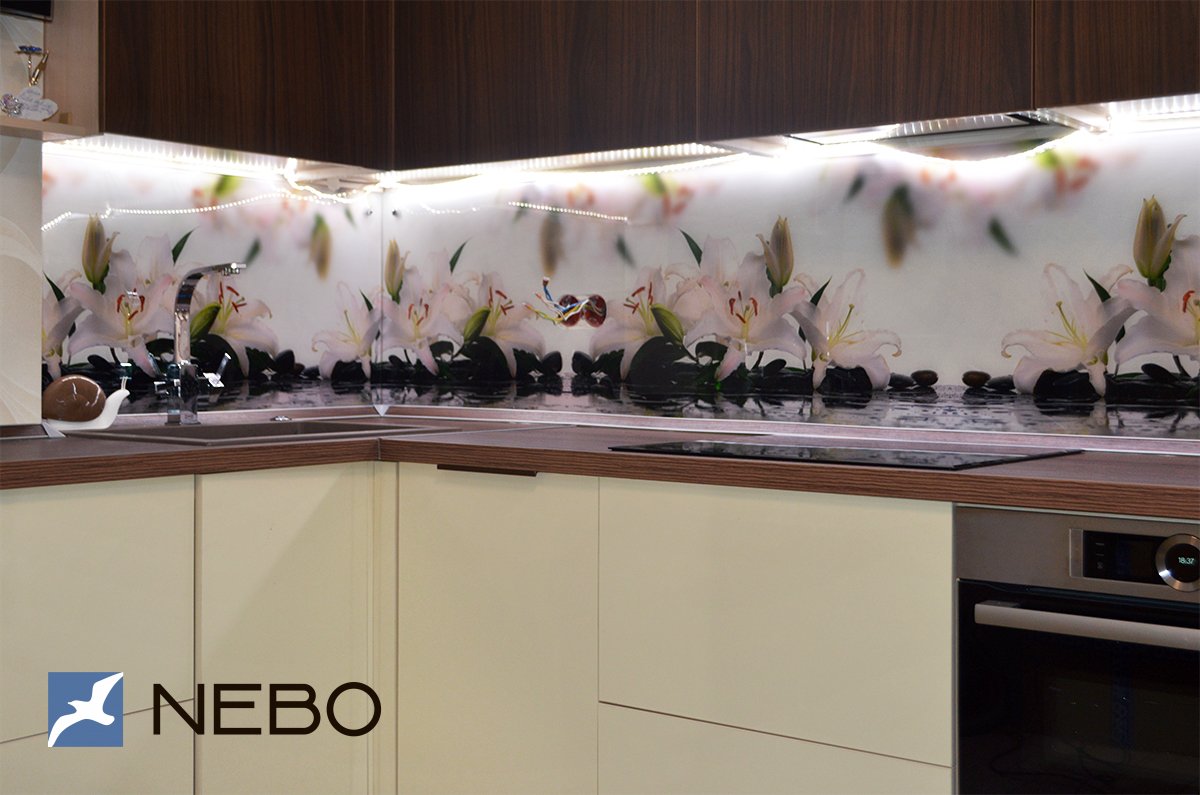 Скинали из стекла арт.37479 для кухни от NEBO в Москве