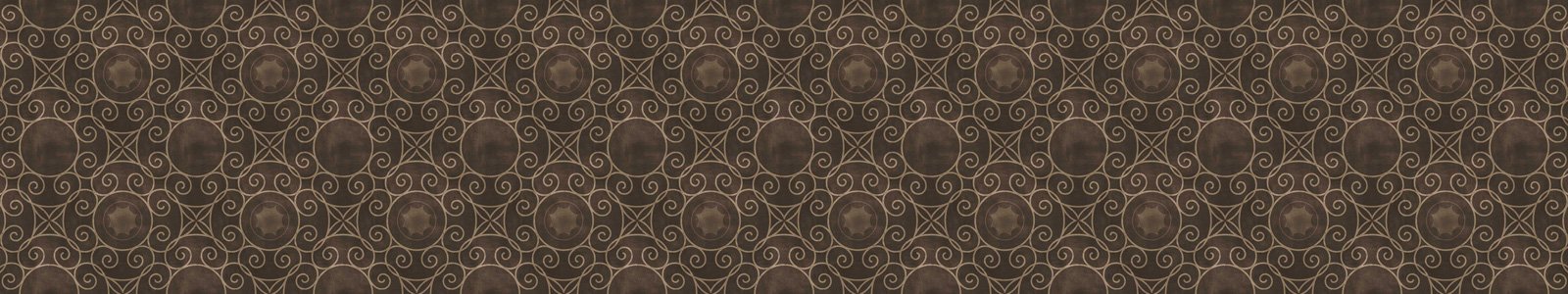 №7912 - Коричневая плитка с вензелями