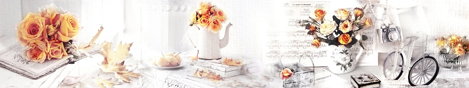 №8065 - Коллаж в стиле прованс с розами