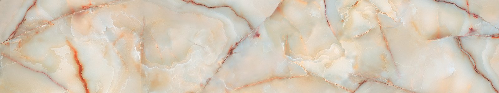 №8127 - Мрамор в розовых и бирюзовых тонах с оранжевыми прожилками