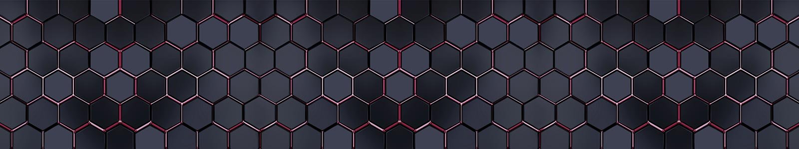 №8246 - Черные и серые шестиугольники с белыми и красными кромками
