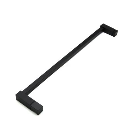 SND410-520 bl  - Ручка-скоба с кнобом, 15×15×478, черный