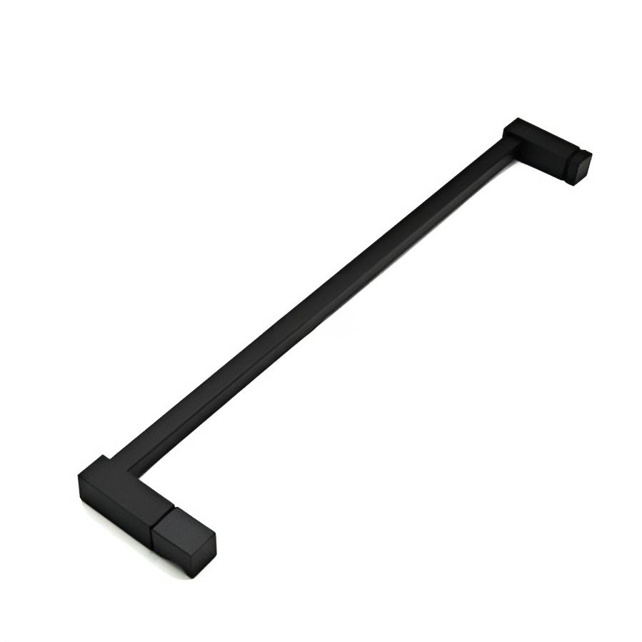 SND410-520 bl  - Ручка-скоба с кнобом, 15×15×478, черный