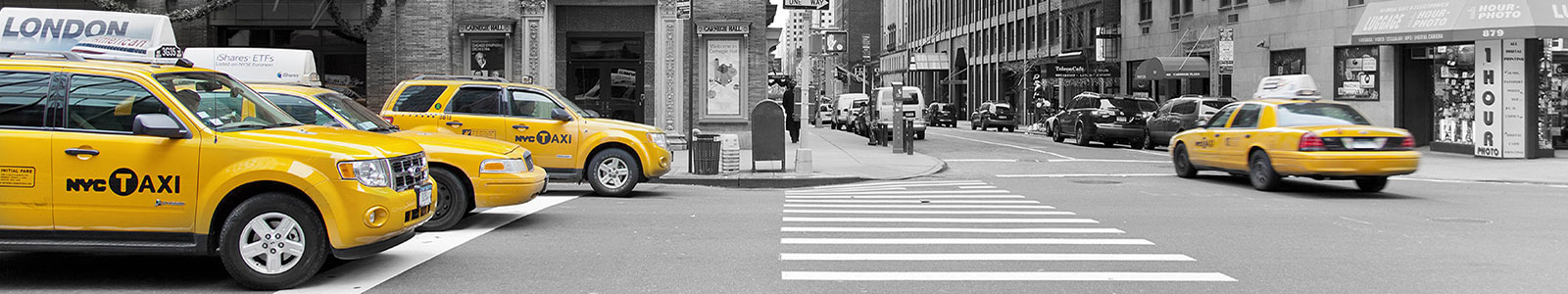 №1595 - Желтые такси на улицах Нью-Йорка