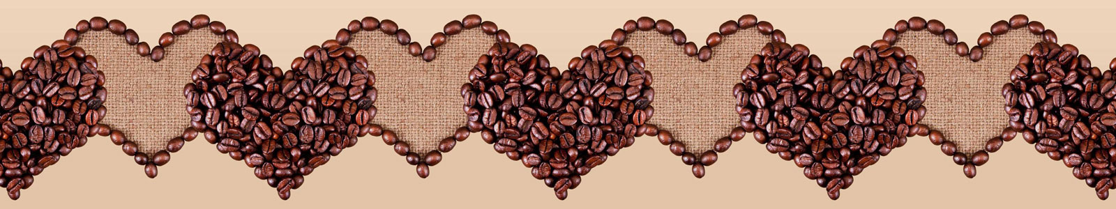 №2364 - Сердечки из зерен кофе
