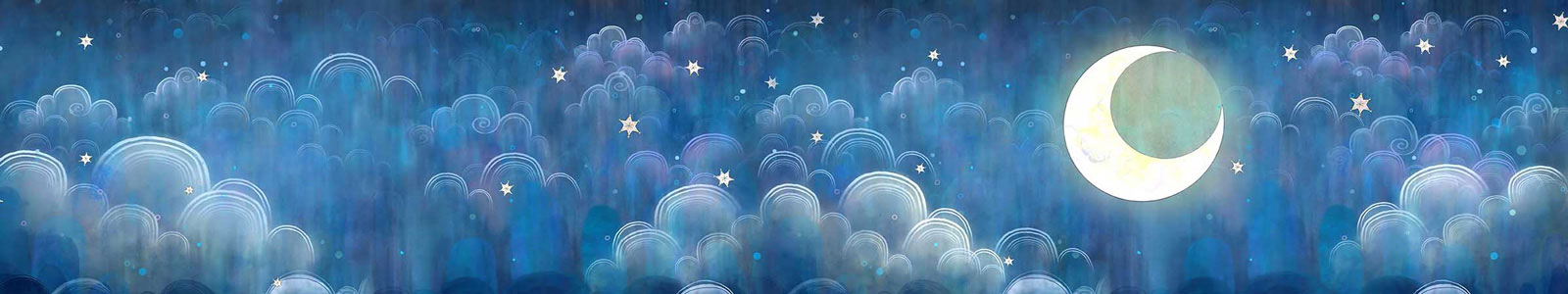 №2650 - Ночное небо, луна и звезды
