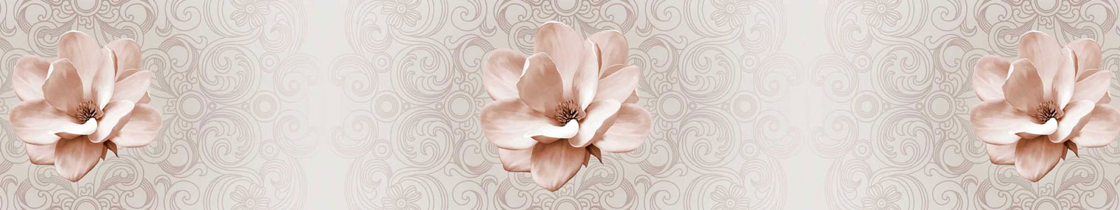 №3359 - Иллюстрированная магнолия в узорах