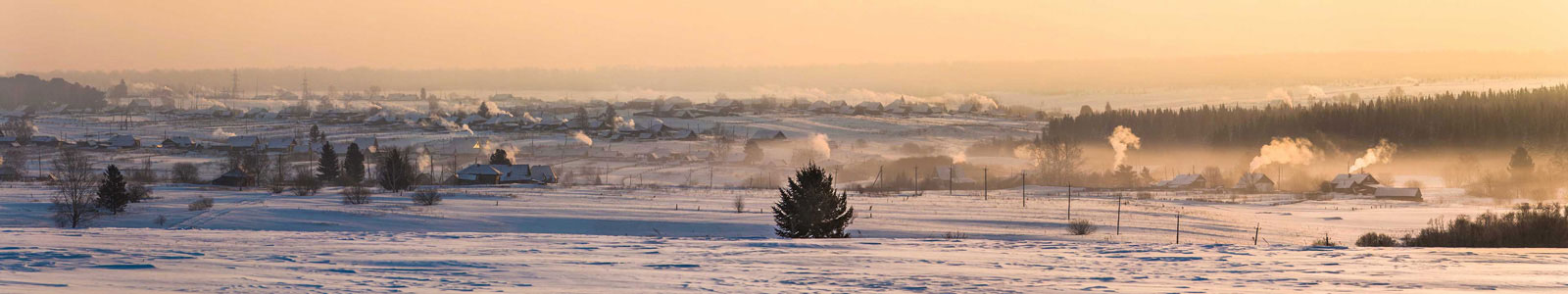 №4377 - Зимняя панорама, Сибирь