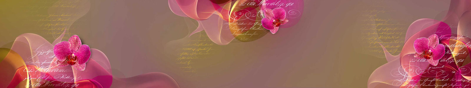 №4449 - Яркий фон с цветами орхидеи