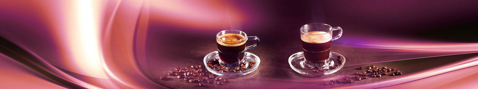 №5981 - Чашки ароматного кофе на абстрактном фоне