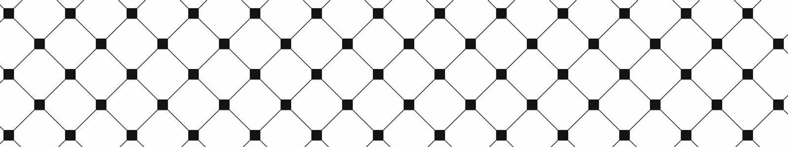 №6082 - Орнамент из белой плитки с небольшими черными вставками
