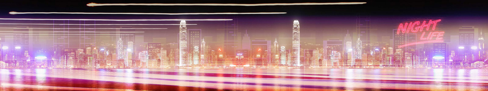 №6182 - Панорама ночного мегаполиса
