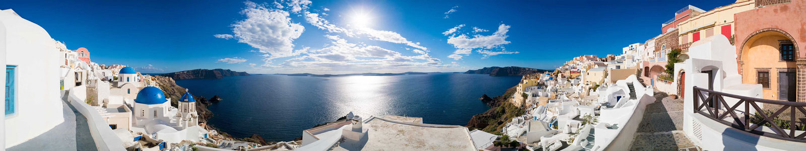 №6255 - Панорама острова Санторини, Греция